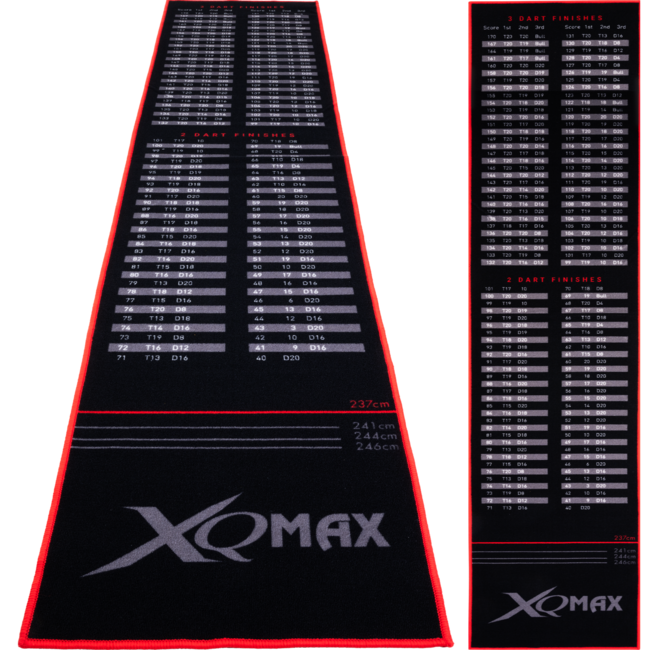 XQMax Finish Dartmat 80 x 285 cm