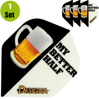 Designa My Better Half Beer Dartflight