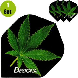Designa Designa Dartflights - Cannabis Leaf