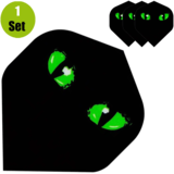 Designa Dartflights - Green Eyes Designa Dartflights - Green Eyes