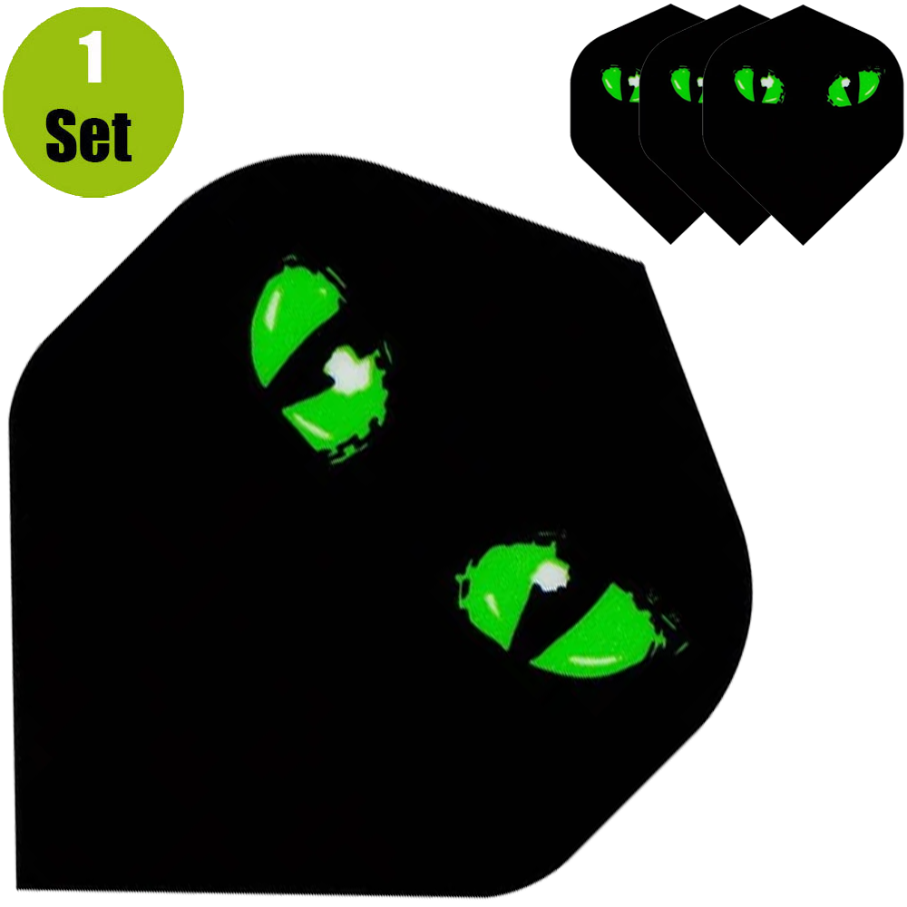 Designa Dartflights - Green Eyes afbeelding