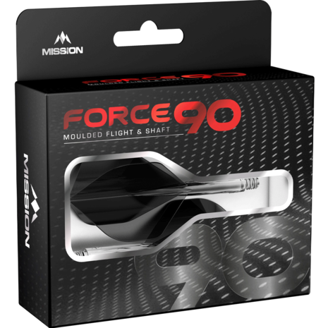 Mission Mission Force 90 Flight en Shaft Systeem No2 Clear Zwart Mission Mission Force 90 Flight en Shaft Systeem No2 Clear Zwart