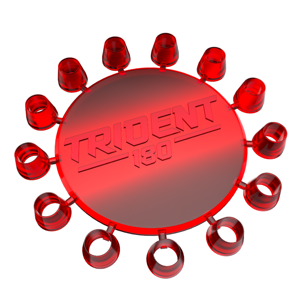 Winmau Winmau Trident 180 - Rood Winmau Winmau Trident 180 - Rood