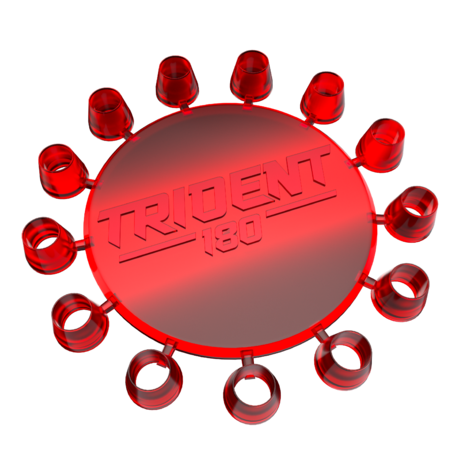 Winmau Winmau Trident 180 - Rood Winmau Winmau Trident 180 - Rood