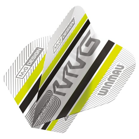 Winmau Michael van Gerwen Prism Delta Grey Green White Winmau Michael van Gerwen Prism Delta Grey Green White