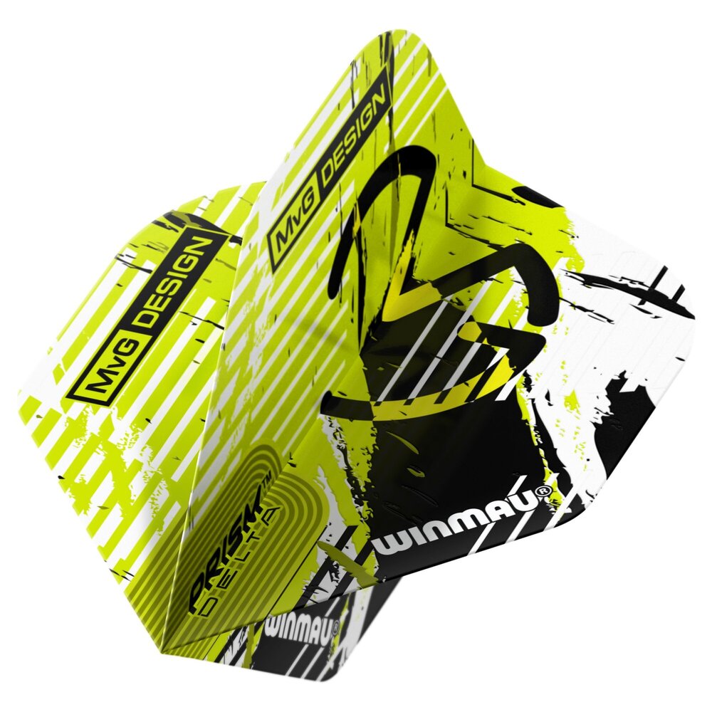 Winmau Winmau Michael van Gerwen Prism Delta White Green Winmau Winmau Michael van Gerwen Prism Delta White Green