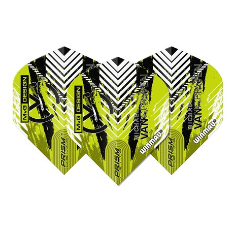 Winmau Michael van Gerwen Prism Delta Green White Winmau Michael van Gerwen Prism Delta Green White