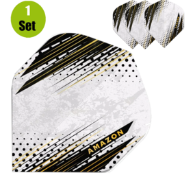 Amazon Amazon Oro Dartflights - Wit