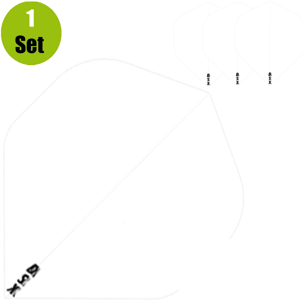 Designa DSX Dartflights - Clear afbeelding