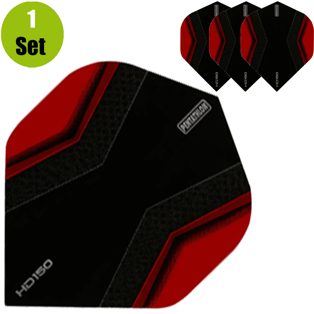 Pentathlon Pentathlon HD150 Dart Flights Xwing - Rood Pentathlon Pentathlon HD150 Dart Flights Xwing - Rood