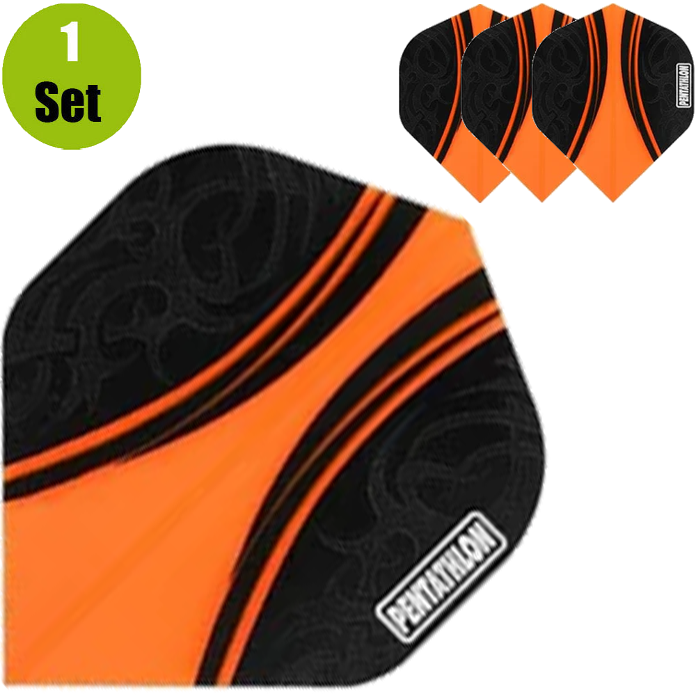 Pentathlon Vizion Swish Dartflights - Oranje afbeelding