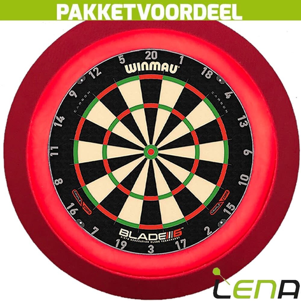 Lena Dartbord Verlichting Set inclusief Dartbord Lena Dartbord Verlichting Set inclusief Dartbord