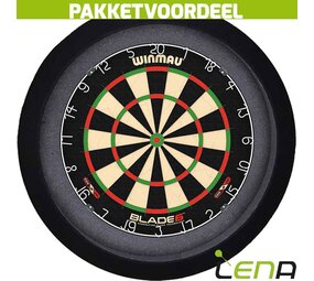 Lena Dartbord Verlichting Set inclusief Dartbord Lena Dartbord Verlichting Set inclusief Dartbord