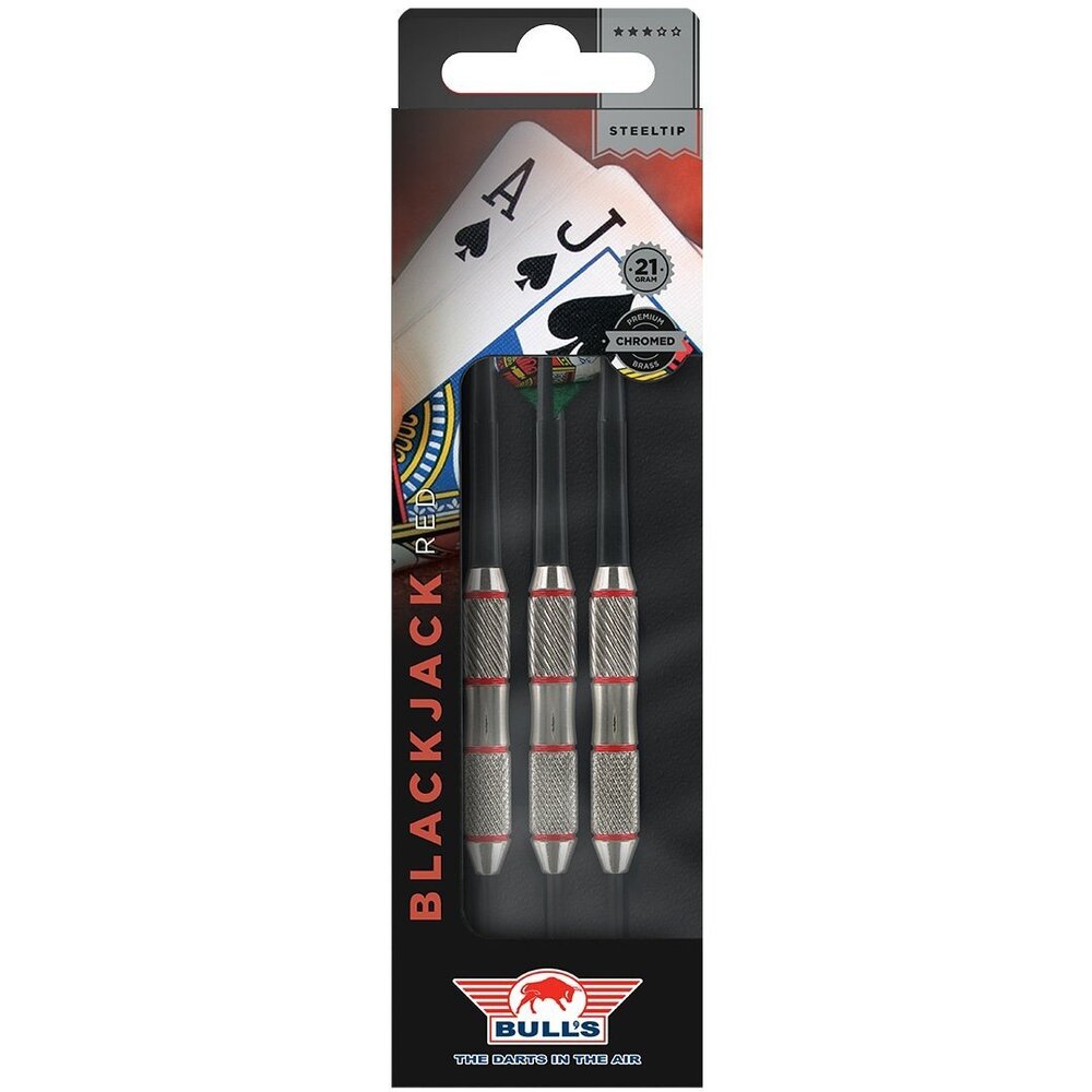 Bulls BlackJack Brass Red - Dartpijlen Bulls BlackJack Brass Red - Dartpijlen