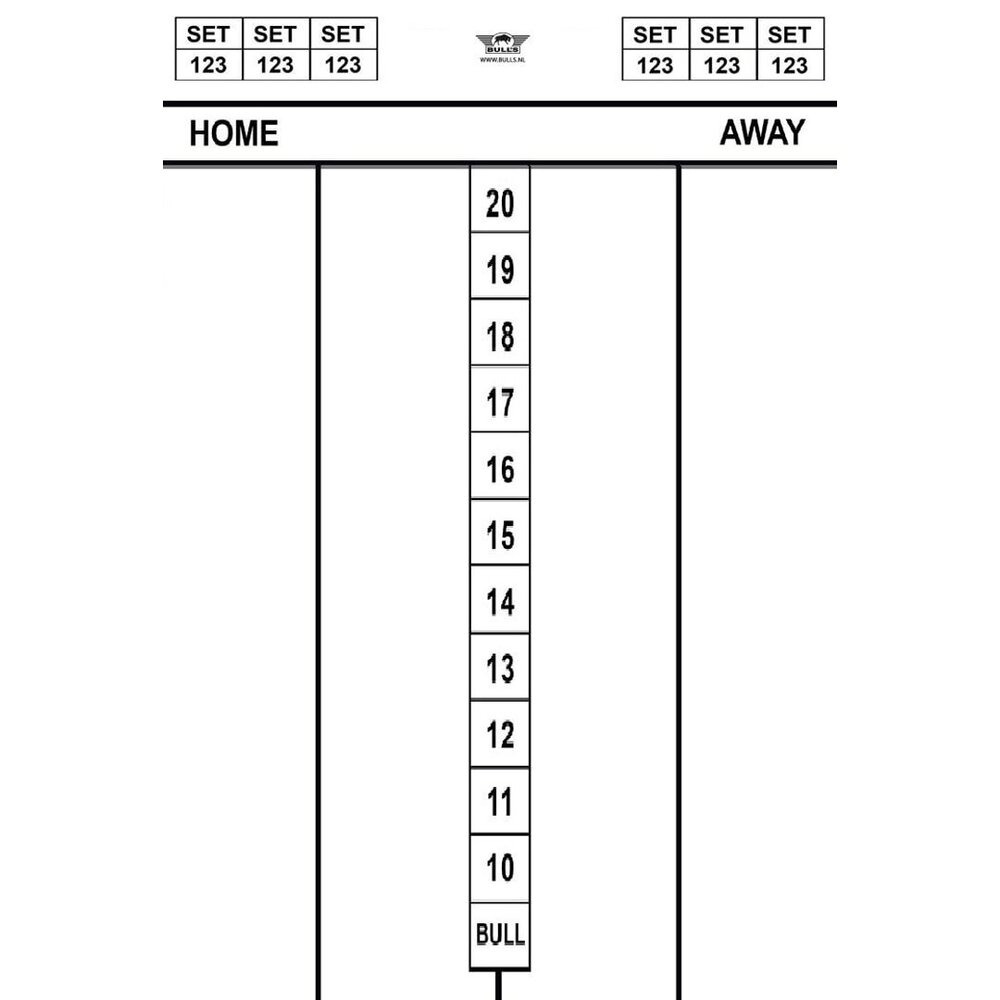 Bulls Bulls Darttel Flex LB 60x30 cm Bulls Bulls Darttel Flex LB 60x30 cm