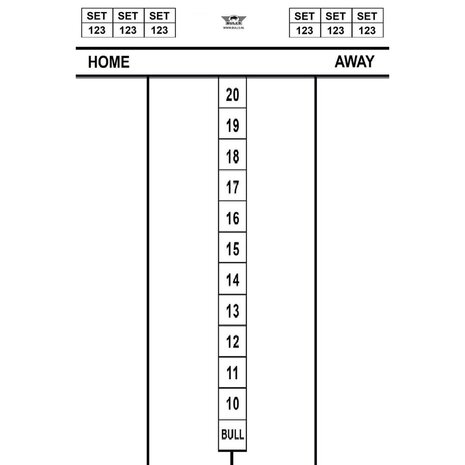 Bulls Bulls Darttel Flex LB 60x30 cm Bulls Bulls Darttel Flex LB 60x30 cm