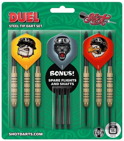 Shot Value Range - Duel Brass Plated 18 gram