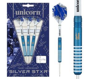 Unicorn Silverstar Blue 80% Gary Anderson Unicorn Silverstar Blue 80% Gary Anderson