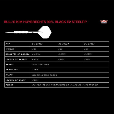 Bulls Kim Huybrechts 90% Black E2 Bulls Kim Huybrechts 90% Black E2