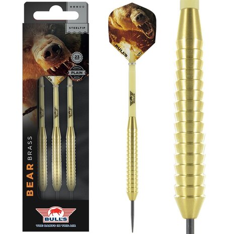 Bulls Bear Brass 23 gram - Dartpijlen Bulls Bear Brass 23 gram - Dartpijlen