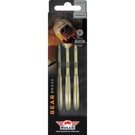 Bulls Bear Brass 21 gram - Dartpijlen Bulls Bear Brass 21 gram - Dartpijlen