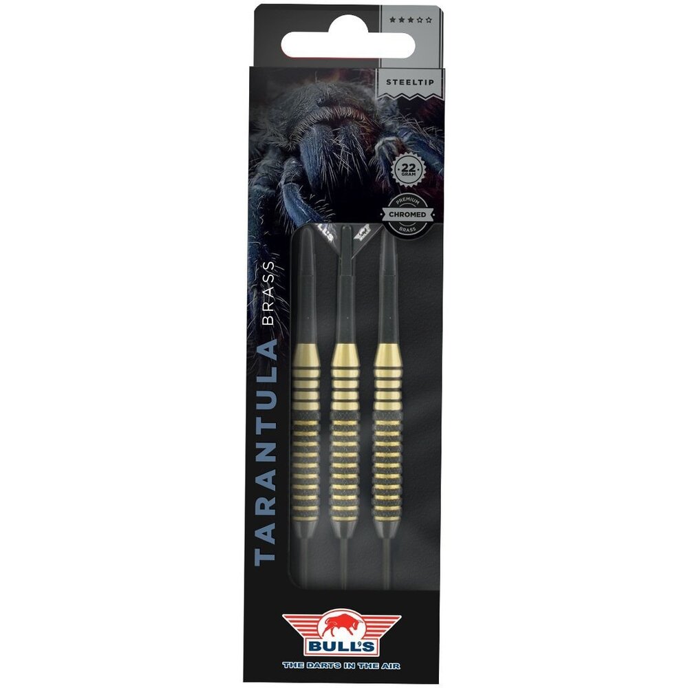 Bulls Tarantula Brass 22 gram - Dartpijlen Bulls Tarantula Brass 22 gram - Dartpijlen