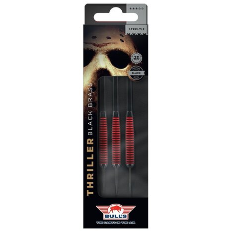 Bulls Thriller Black Brass 23 gram - Dartpijlen Bulls Thriller Black Brass 23 gram - Dartpijlen
