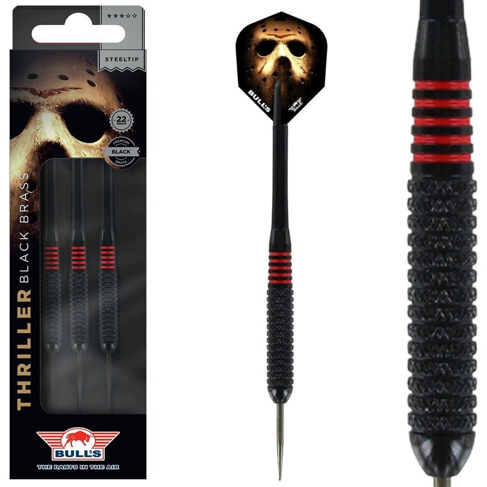 Bulls Thriller Black Brass 22 gram - Dartpijlen
