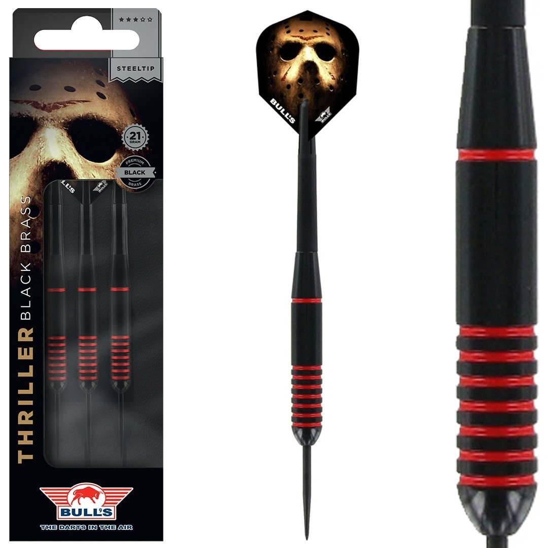 Bulls Thriller Black Brass 21 gram - Dartpijlen