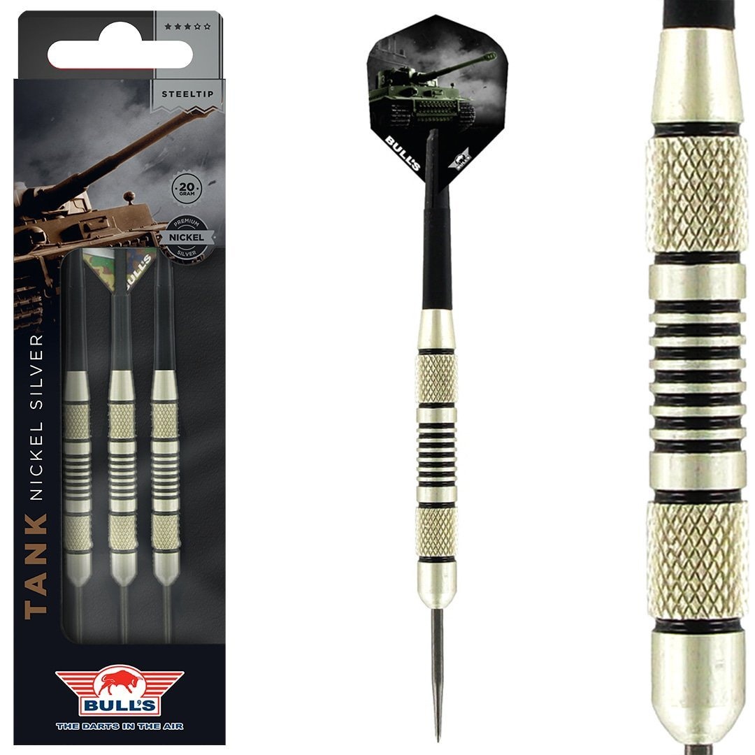 Bulls Tank Nickel Silver 20 gram - Dartpijlen