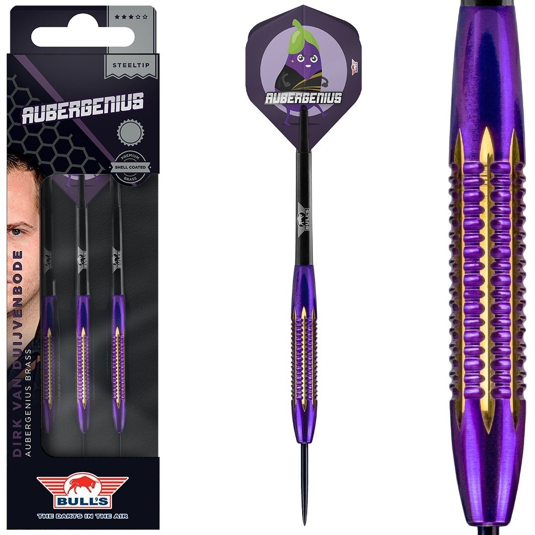 Aubergenius Brass Dirk van Duijvenbode - 21 gram - Dartpijlen afbeelding