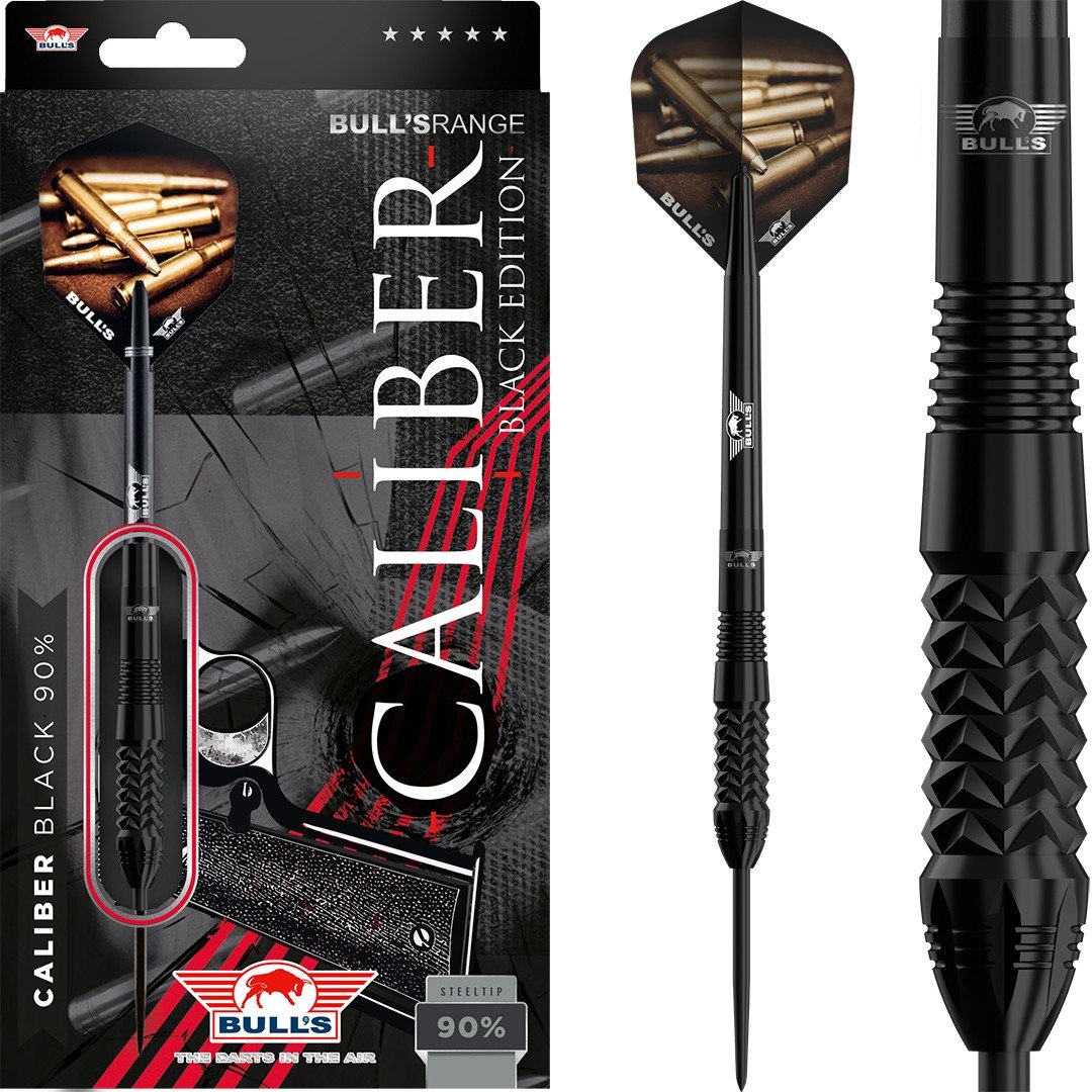 Bulls Caliber Black 90% - Dartpijlen