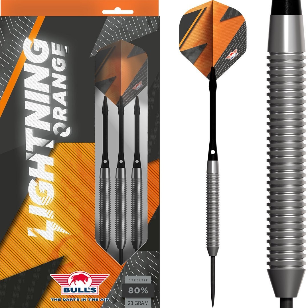 Bulls Lightning 80% Orange - Dartpijlen