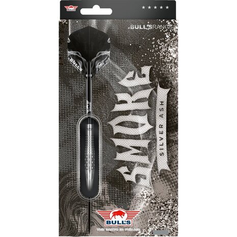 Bulls Smoke 90% Silver Ash - Dartpijlen Bulls Smoke 90% Silver Ash - Dartpijlen