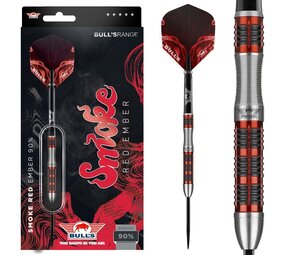 Bulls Smoke 90% Red Ember - Dartpijlen Bulls Smoke 90% Red Ember - Dartpijlen