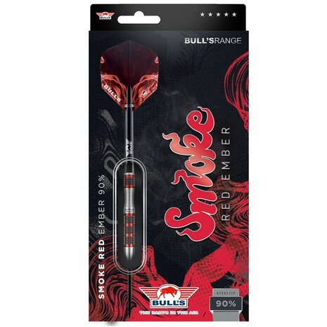 Bulls Smoke 90% Red Ember - Dartpijlen