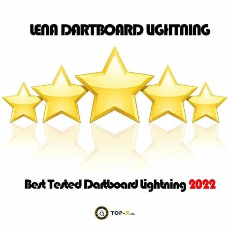 Lena LENA Dartbord Verlichting Basic XL Zwart Lena LENA Dartbord Verlichting Basic XL Zwart