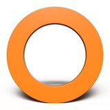 Bulls Dartbord Surround Orange Bulls Dartbord Surround Orange