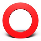 Bulls Dartbord Surround Rood Bulls Dartbord Surround Rood