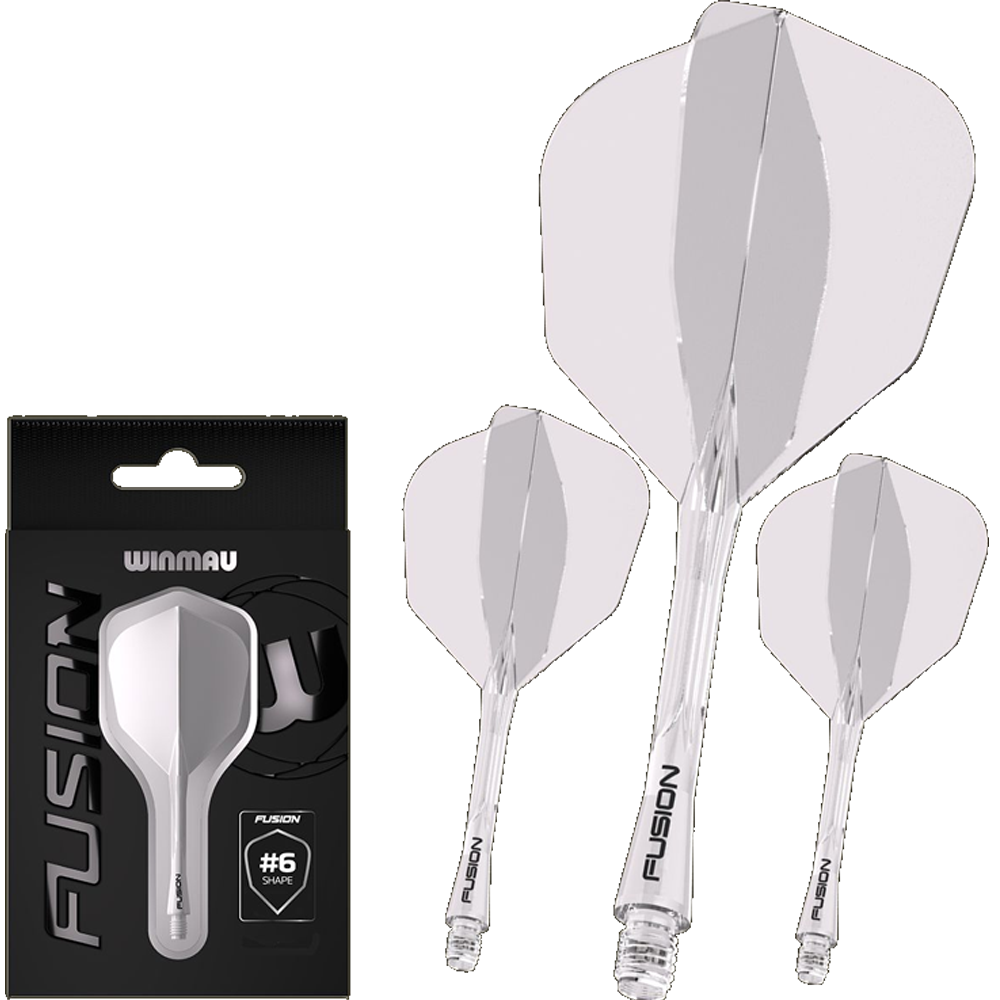 Winmau Winmau Fusion Flight en Shaft - Clear No6