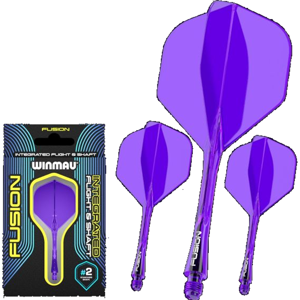 Winmau Fusion Flight en Shaft - Paars afbeelding