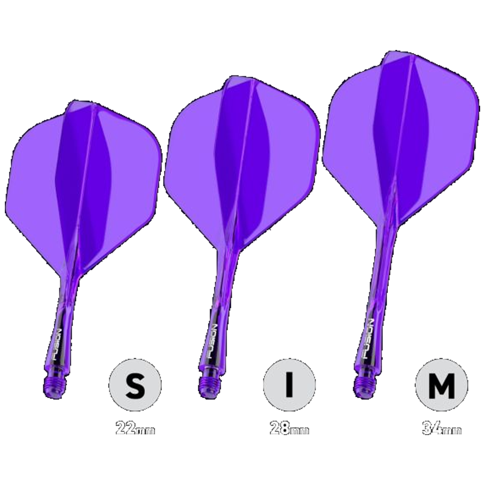 Winmau Winmau Fusion Flight en Shaft - Paars Winmau Winmau Fusion Flight en Shaft - Paars