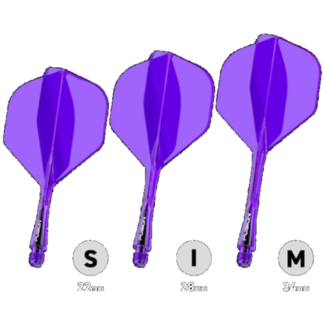 Winmau Winmau Fusion Flight en Shaft - Paars Winmau Winmau Fusion Flight en Shaft - Paars