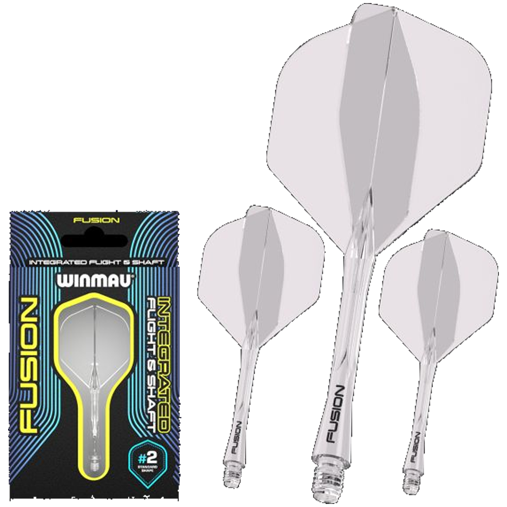 Winmau Fusion Flight en Shaft - Clear afbeelding