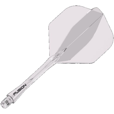 Winmau Winmau Fusion Flight en Shaft - Clear Winmau Winmau Fusion Flight en Shaft - Clear