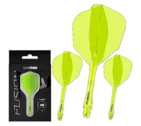 Winmau Winmau Fusion Flight en Shaft - Geel No6 Winmau Winmau Fusion Flight en Shaft - Geel No6