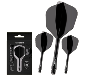 Winmau Winmau Fusion Flight en Shaft - Zwart No6