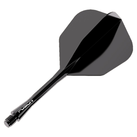 Winmau Winmau Fusion Flight en Shaft - Zwart No6 Winmau Winmau Fusion Flight en Shaft - Zwart No6
