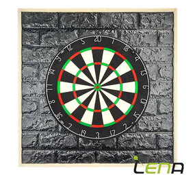 Lena Geluidsdemper Deluxe Black inclusief Dartbord Lena Geluidsdemper Deluxe Black inclusief Dartbord