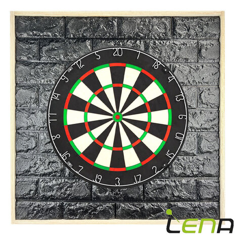 Lena Lena Geluidsdemper Deluxe Black inclusief Dartbord Lena Lena Geluidsdemper Deluxe Black inclusief Dartbord